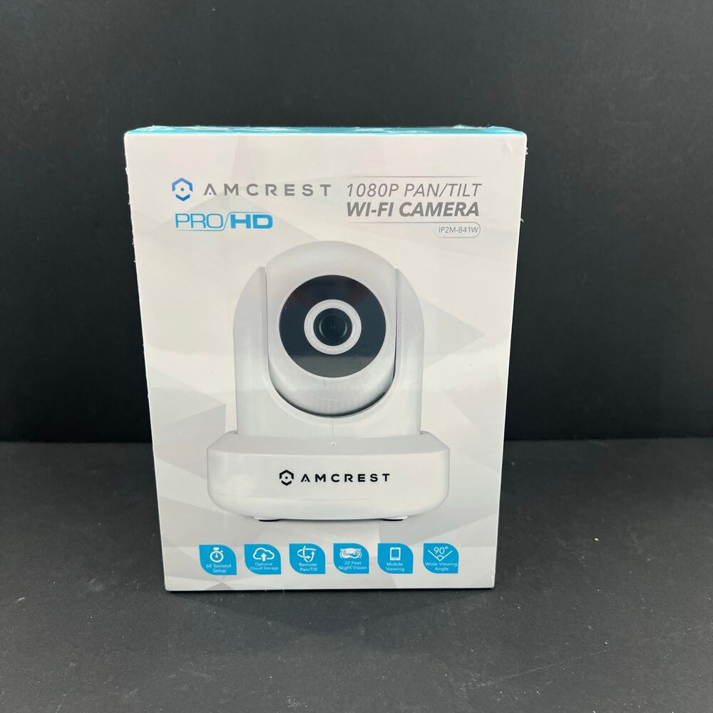 Amcrest ProHD 1080P Pan/Tilt Wi-Fi Camera (model IP2M-841W).